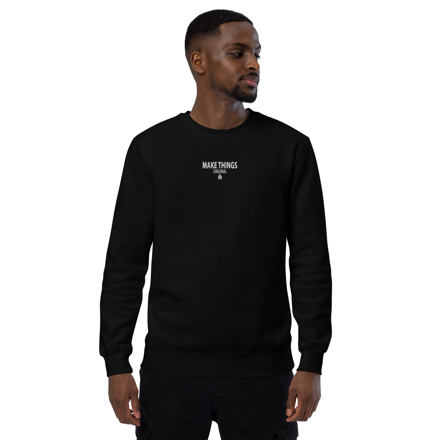 Make Things embroidered sweatshirt