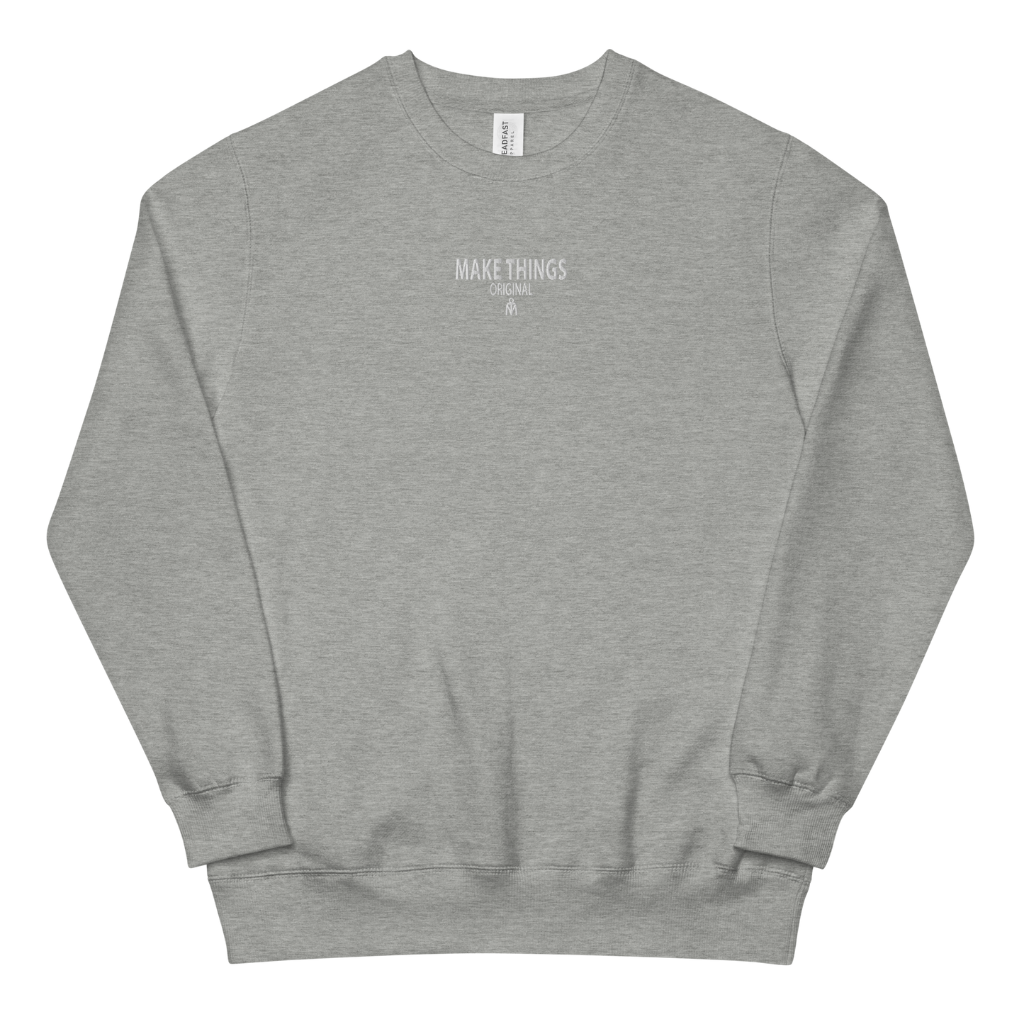 Make Things embroidered sweatshirt