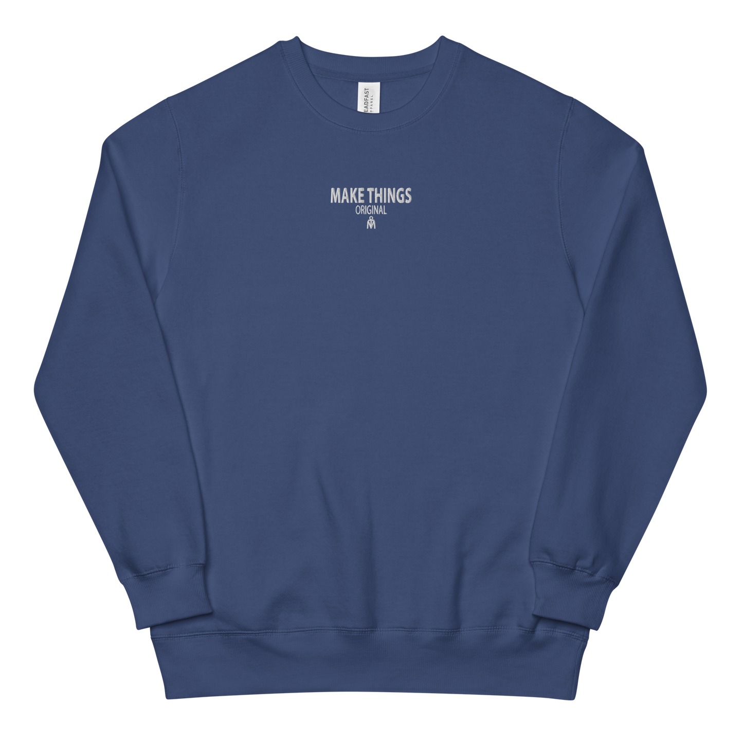 Make Things embroidered sweatshirt