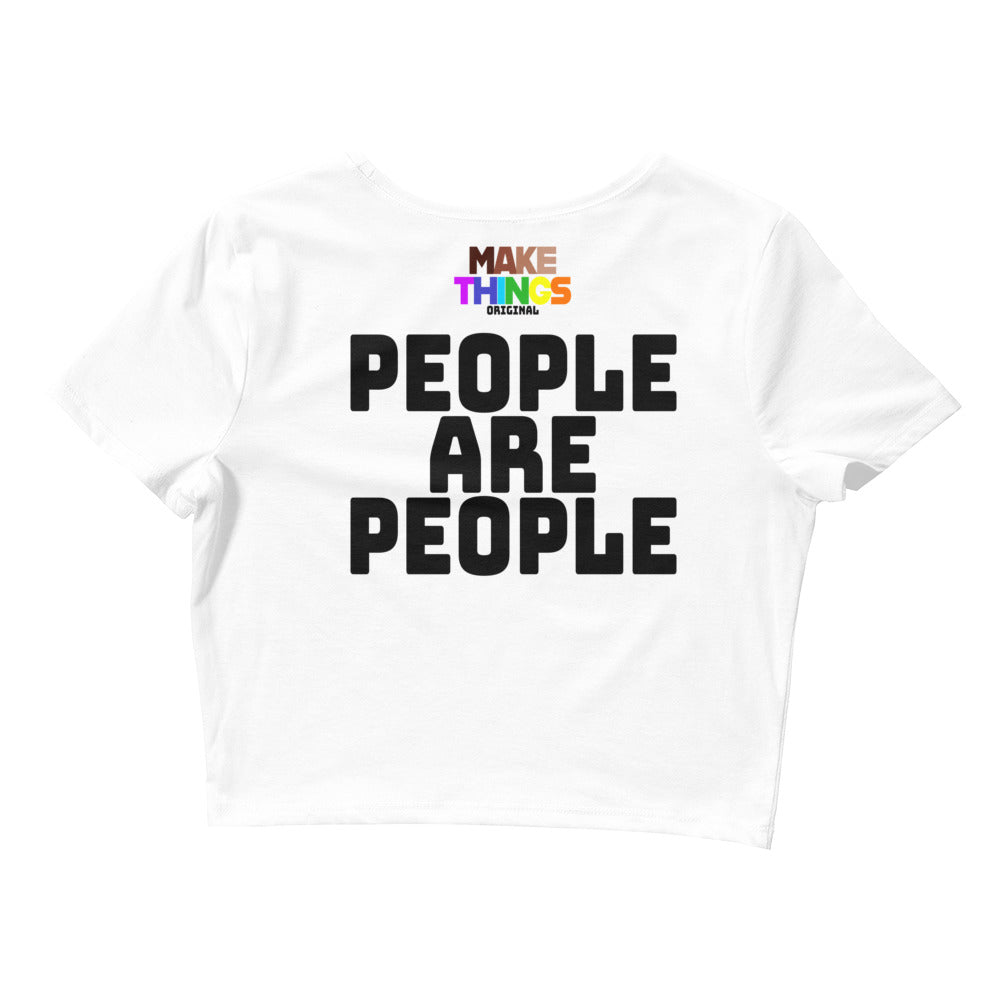 Make Things Equal Crop Tee