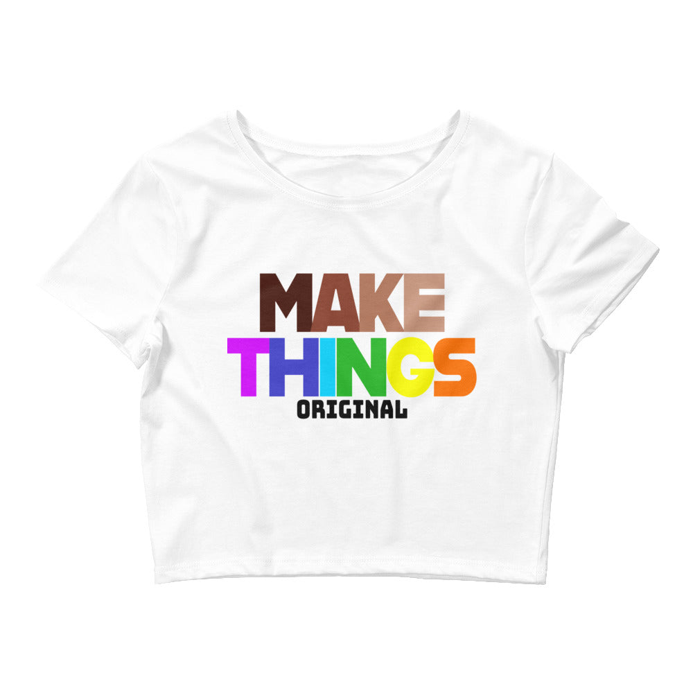 Make Things Equal Crop Tee