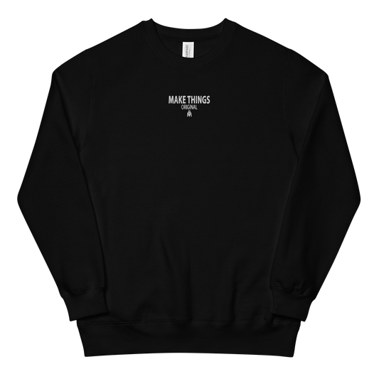 Make Things embroidered sweatshirt